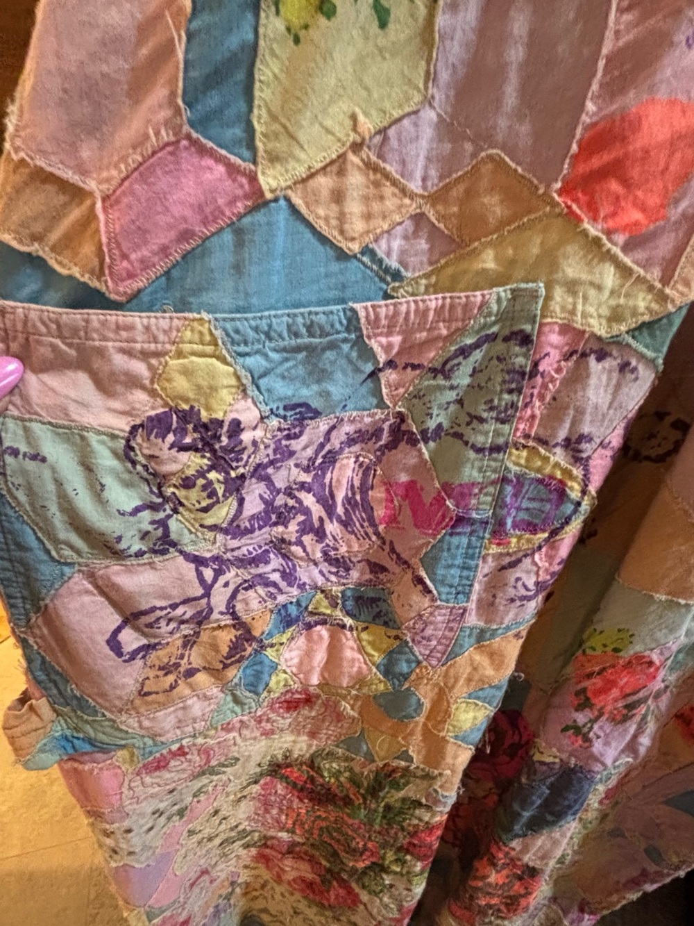 Magnolia Pearl Graphic Love Overalls - Picture 11 of 14